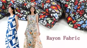 Hot Sale Female Woven Custom Rayon Stripes Design Jacquard Viscose Fabric