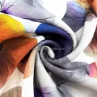 Wholesale Soft Woven Floral Rayon Dress 3D Digental Printed Challis Cheap Women Dress 100% Viscose Rayon Fabric