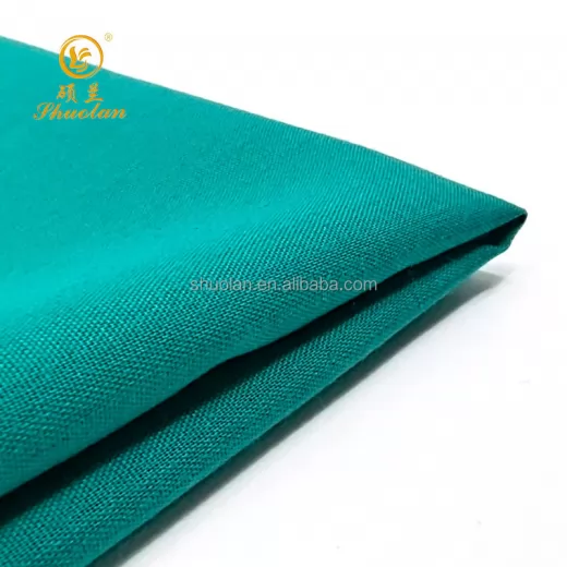 Hot Sale Clothing Fabric for Lining and Shirt Plain Twill Bleached Dyed 100% Polyester Fabric