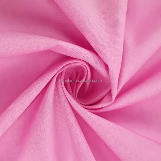 Textiles Fabric Wholesale Woven Style Shirt Cvc Cotton Polyester Spandex Fabric