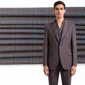 TR Suiting Shirting Pants Twill Plain Fabric Roll Woven Suiting Rayon Viscose Polyester Fabric