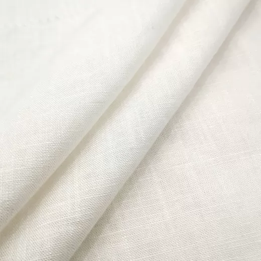 Soft Blend Dress Summer White Clothing Pure Roll Soft Printed Linen Cotton Fabric