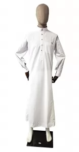 100% Polyester Spun Filament Robe Thobe Men Muslim Saudi Fabric Arab Thobe