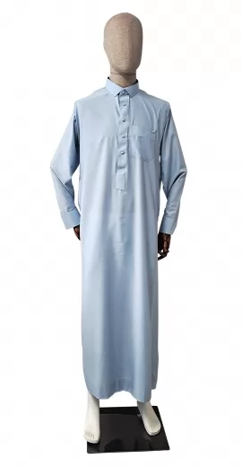 100% Polyester Spun Filament Robe Thobe Men Muslim Saudi Fabric Arab Thobe