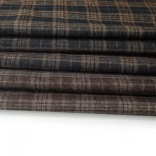 Custom Dyed Color Polyester Rayon Viscose Stretch Twill Fabric for Business Suits