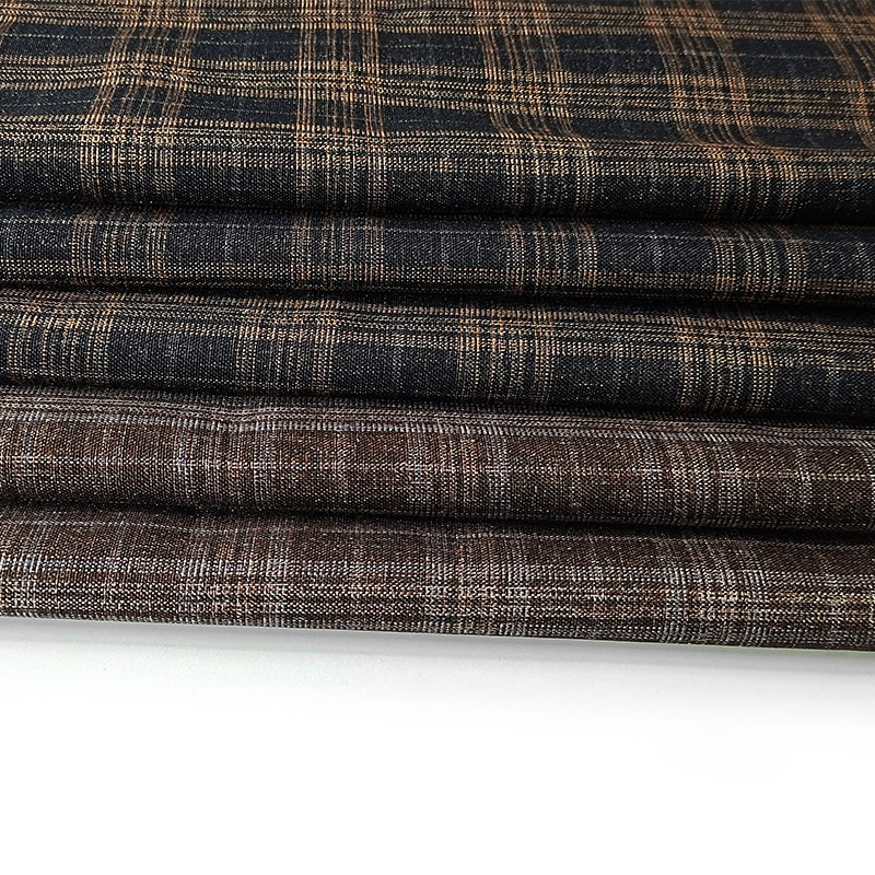 Custom Dyed Color Polyester Rayon Viscose Stretch Twill Fabric for Business Suits