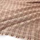 Spandex Polyester Viscose Fabric Embroideries Recycled Blended Woven Stretch Stripe Fabric