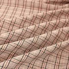 Spandex Polyester Viscose Fabric Embroideries Recycled Blended Woven Stretch Stripe Fabric