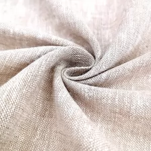Factory Direct 100% Organic Linen Fabric High Quality Woven Plain Natural Linen for Clothing-for Girls Shirts Dresses Wholesale