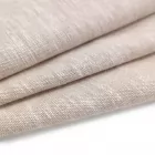 Factory Direct 100% Organic Linen Fabric High Quality Woven Plain Natural Linen for Clothing-for Girls Shirts Dresses Wholesale