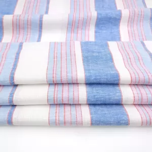 Blackout Fabric for Dresses Blouses Organic Eco-Friendly Dyed Patterns for Curtains Sofas 100%Linen Fabric