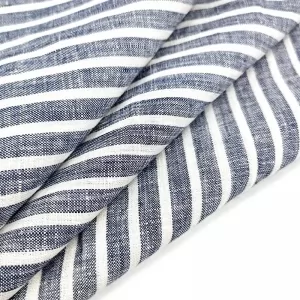 Wholesale Organic Woven Technics for Women's Sustainable Skirts Dresses Cotton Printed Linen Fabric