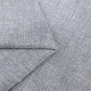 Wholesale Eco-Friendly Linen Fabric Dyed Anti-Pill Dress Shirts Suit Fabric