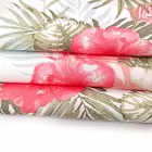 Good Price Soft Linen Cotton Striped Linen Dress Material Clothing Printed Linen Cotton Fabric