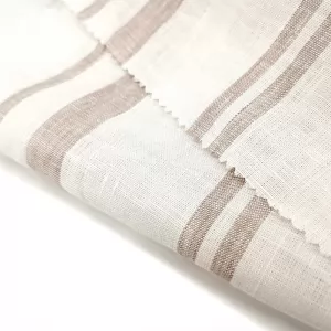 Sustainable 100% Linen Woven Fabric Solid Color Breathable Smooth for Shirt Making