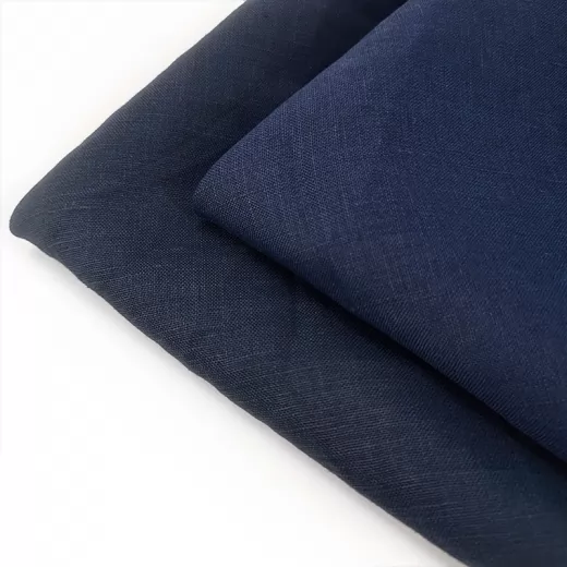 Wholesale Sand Washed Pure Linen Eco-friendly Woven 100% Linen Plain Dyed Fabric