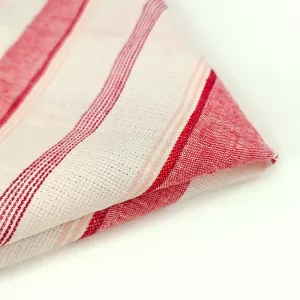 Wholesale Custom Desgin Yarn Dyed  Linen Cotton Fabric for Clothing