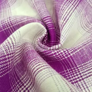 Linen Rayon Linen Blend Yarn Dyed Stripe Natural Fabric