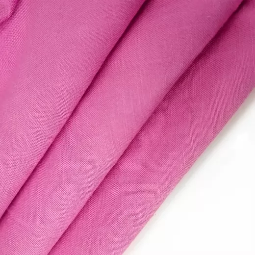 Wholesale Soft Quality Plain Dyed Slubbed French Organic Viscose Linen Rayon Blend Fabric for Clothing