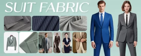 Fabric display for suits