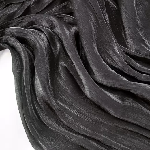 Wholesale New Design 100% Recycled Polyester Cut Flower Crepe Chiffon Jacquard Fabric for Skirt or Dress