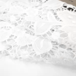 Embroider Polyester Lace Fabric Blouse Material Cloth Embroidered Fabric for Evening Dresses