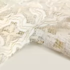 Perforated Woven Embroidery Yarn Polyester Nylon Cotton Fabric for Wedding Dresses Accessories Anti Static Eco-Friendly