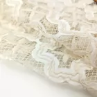 Perforated Woven Embroidery Yarn Polyester Nylon Cotton Fabric for Wedding Dresses Accessories Anti Static Eco-Friendly