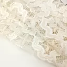 Perforated Woven Embroidery Yarn Polyester Nylon Cotton Fabric for Wedding Dresses Accessories Anti Static Eco-Friendly