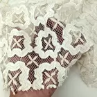 Perforated Woven Embroidery Yarn Polyester Nylon Cotton Fabric for Wedding Dresses Accessories Anti Static Eco-Friendly