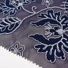 High Quality Embroidery Style Polyester Nylon Cotton Jacquard Embroidery Fabric for Dress