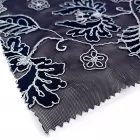 High Quality Embroidery Style Polyester Nylon Cotton Jacquard Embroidery Fabric for Dress