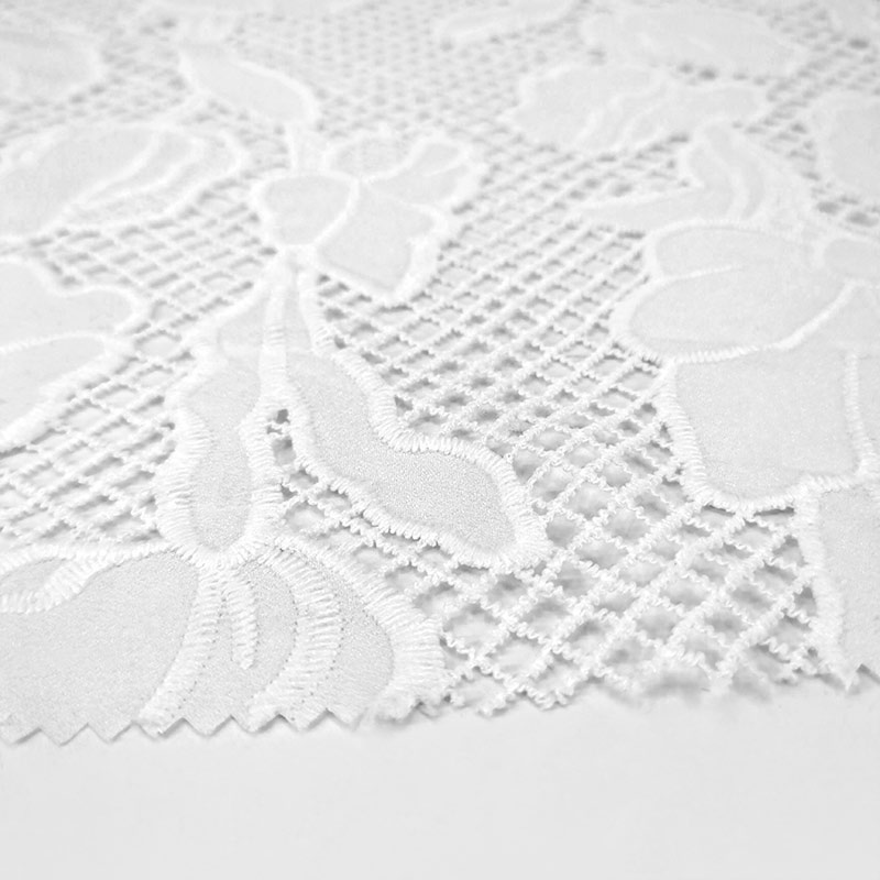 Embroidery Polyester Lace Fabric for Dress
